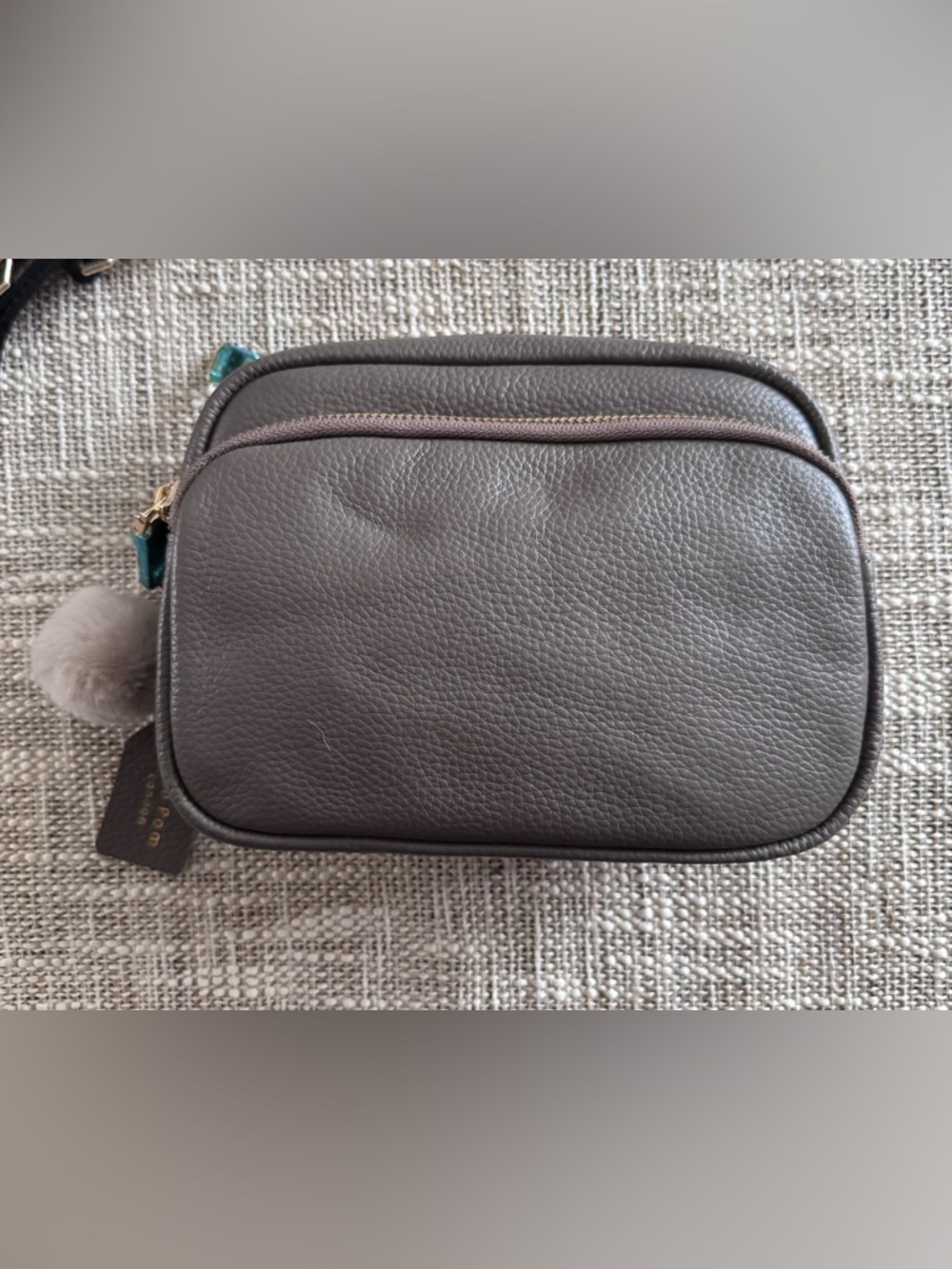 Pom Pom London Mayfair Bag- Taupe